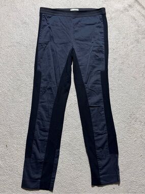 By Malene Birger Pants Womens 38 (Medium US) Two Tone Black Stretch Ankle 29x27